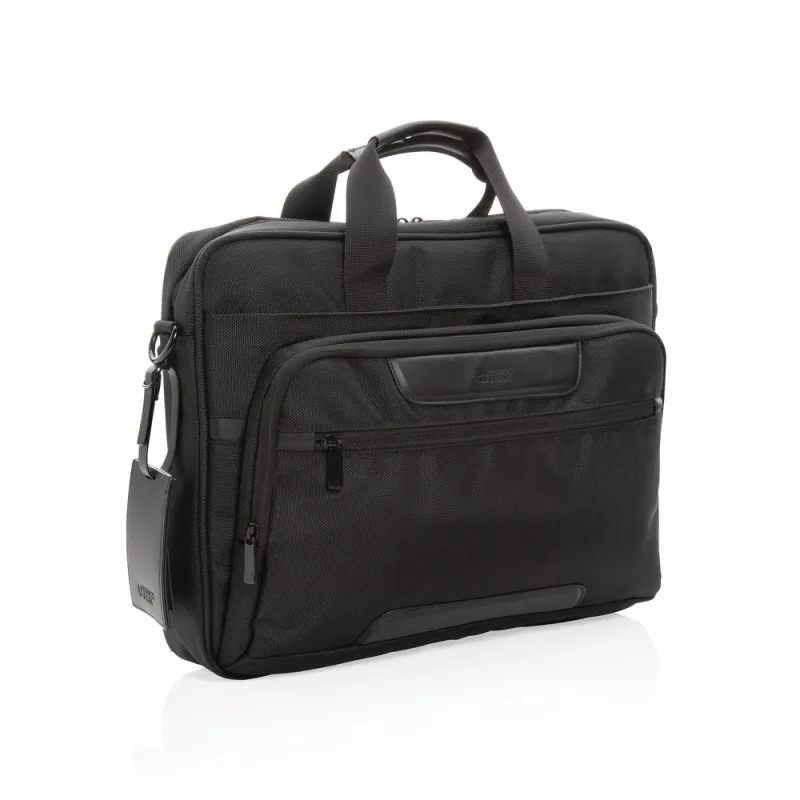 Torba na laptopa 15,6" Swiss Peak Voyager AWARE™ RPET - czarny (P732.101)