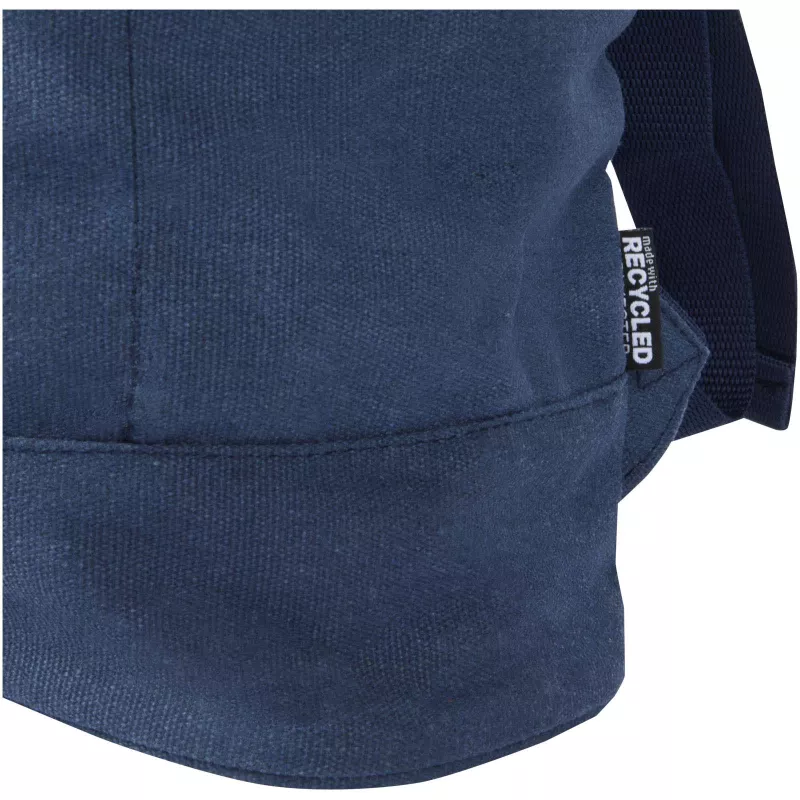 Recanvas plecak ze zwijaną górą o pojemności 16 l wykonany z materiałów z recyklingu z certyfikatem GRS - Granatowy (13012355)