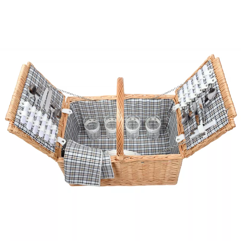 Wiklinowy koszyk piknikowy STANLEY PARK - brązowy (56-0604038)