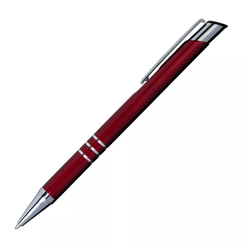 Długopis reklamowy aluminiowy LINDO - ciemnoczerwony (R73365.08)