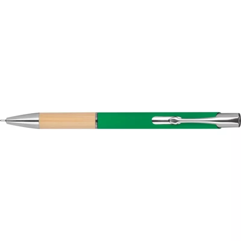 Długopis metalowy półżelowy NAPLES - zielony (433309)