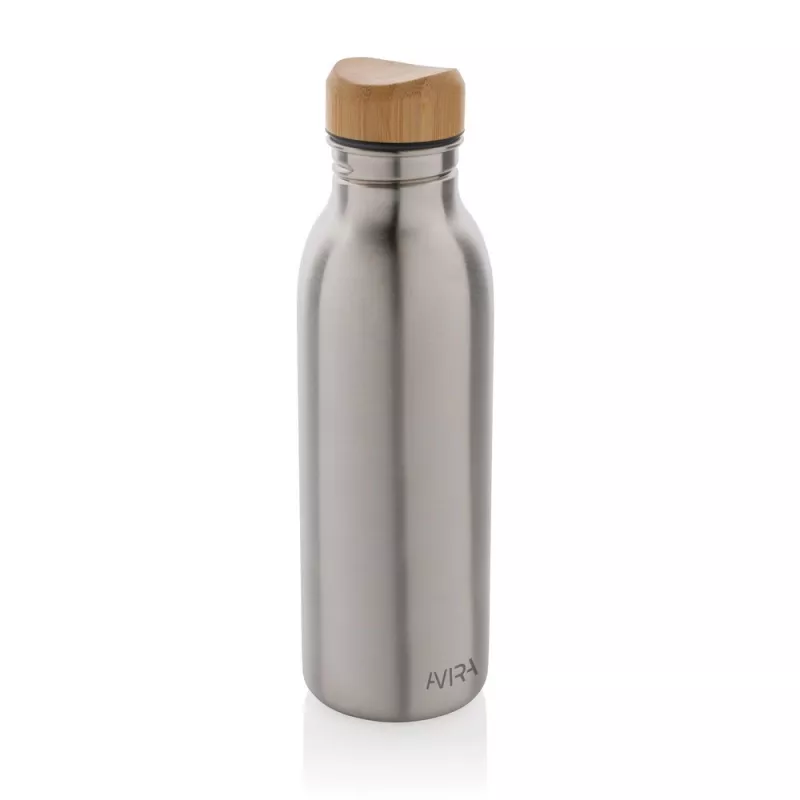 Butelka sportowa 600 ml Avira Alcor, stal nierdzewna z recyklingu - srebrny (P438.062)