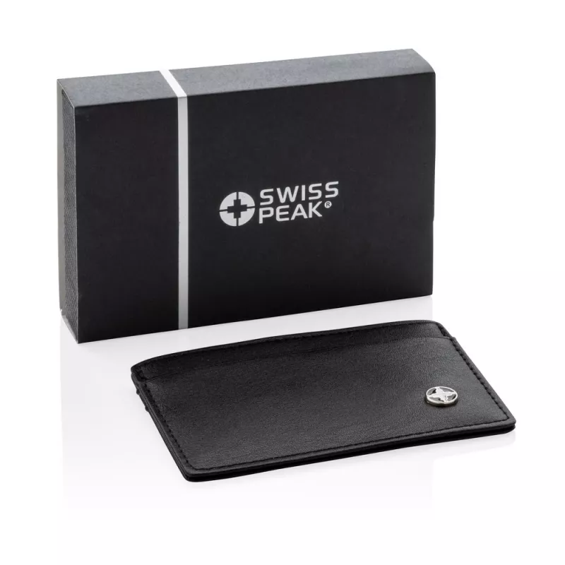 Etui na karty kredytowe Swiss Peak, ochrona RFID - czarny (P820.420)