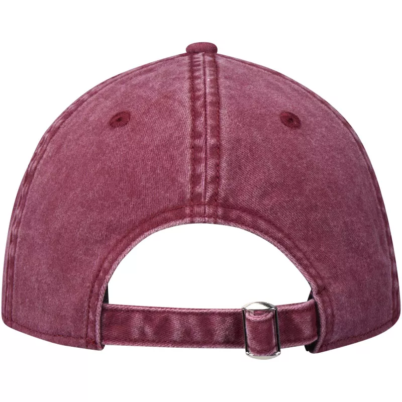Grafton czapka 6-panelowa z efektem sprania - Bordo (38687220)