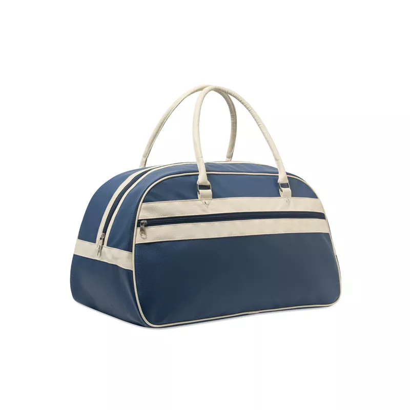 Torba sportowa z PU 21,5 l NOSTALGIC - Niebieski (MO2987-04)