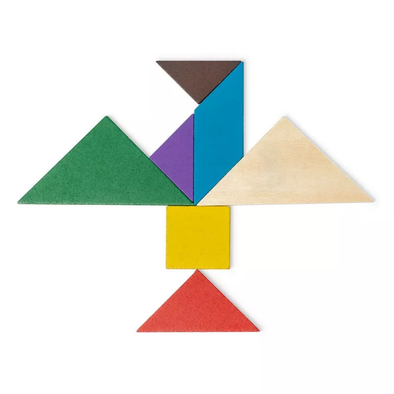 Puzzle tangram - wielokolorowy (V7663-99)