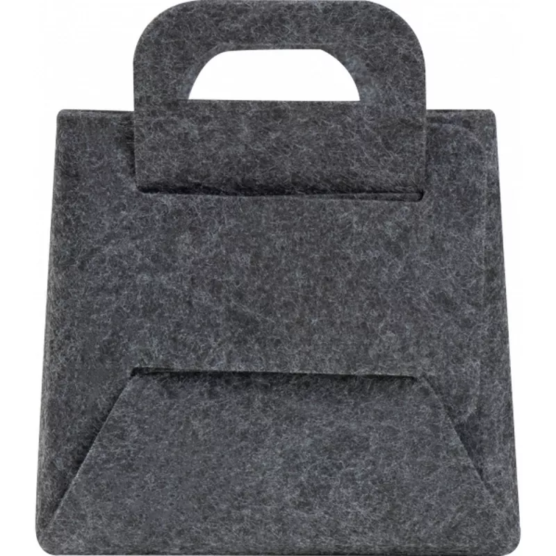 Składany koszyk z filcu rPET OSTERSUND - ciemnoszary (433777)