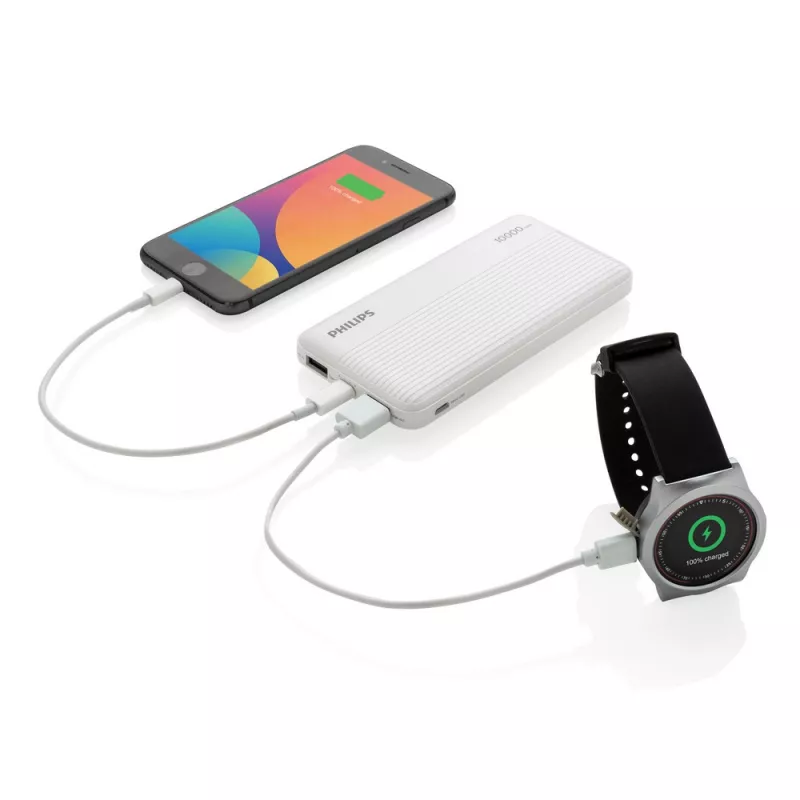 Power bank 10000 mAh Philips - biały (P322.303)