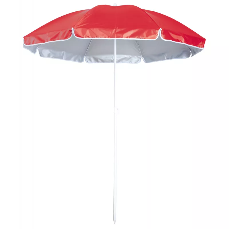 Parasol plażowy ø147 cm - czerwony (V7675-05)