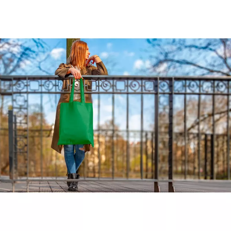 Torba RPET na zakupy Rokia 75 g/m² 38x42cm - zielony (VA128-06)