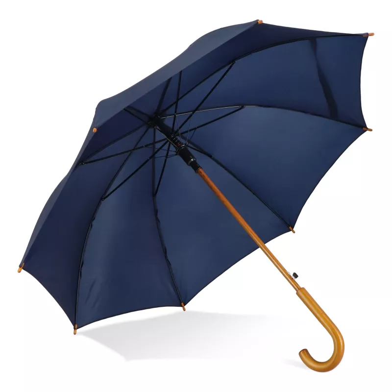 Aran 190T poliester 23" parasol z uchwytem otwierany automatycznie - ciemnoniebieski (LT97118-N0010)