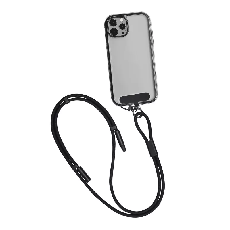 Uniwersalna smycz do telefonu - czarny (56-1107396)