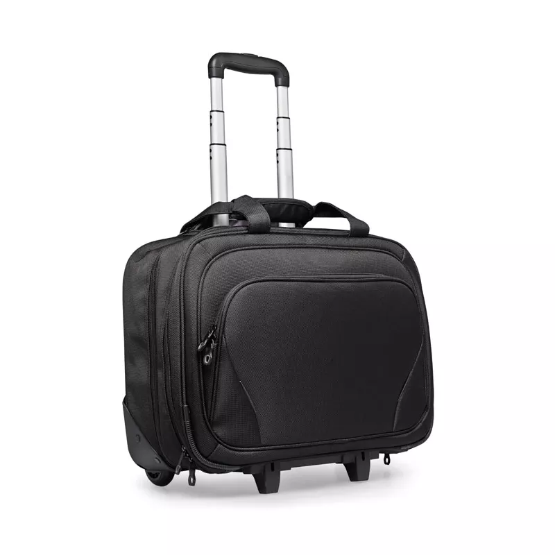 Walizka biznesowa na laptopa 17" MACAU TROLLEY - Czarny (MO8384-03)
