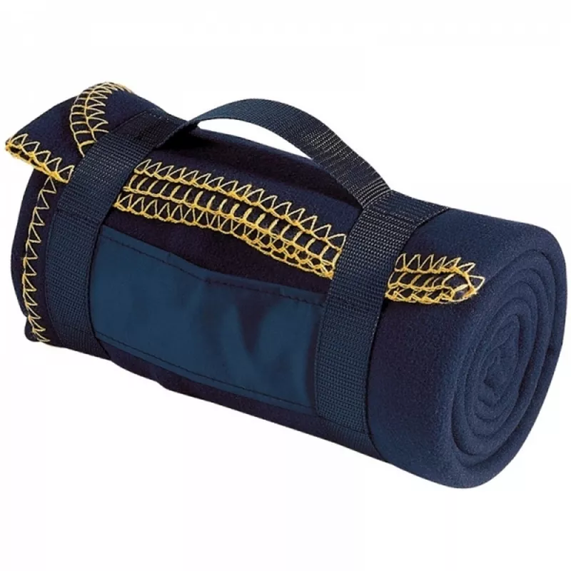 Koc z polaru NASHVILLE 170 g/m² - granatowy (690244)