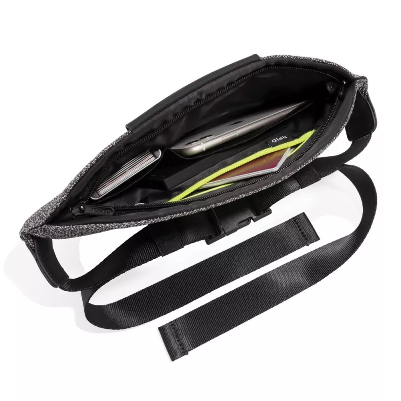 Saszetka zapinana w pasie Urban Bumbag - szary, czarny (P730.062)