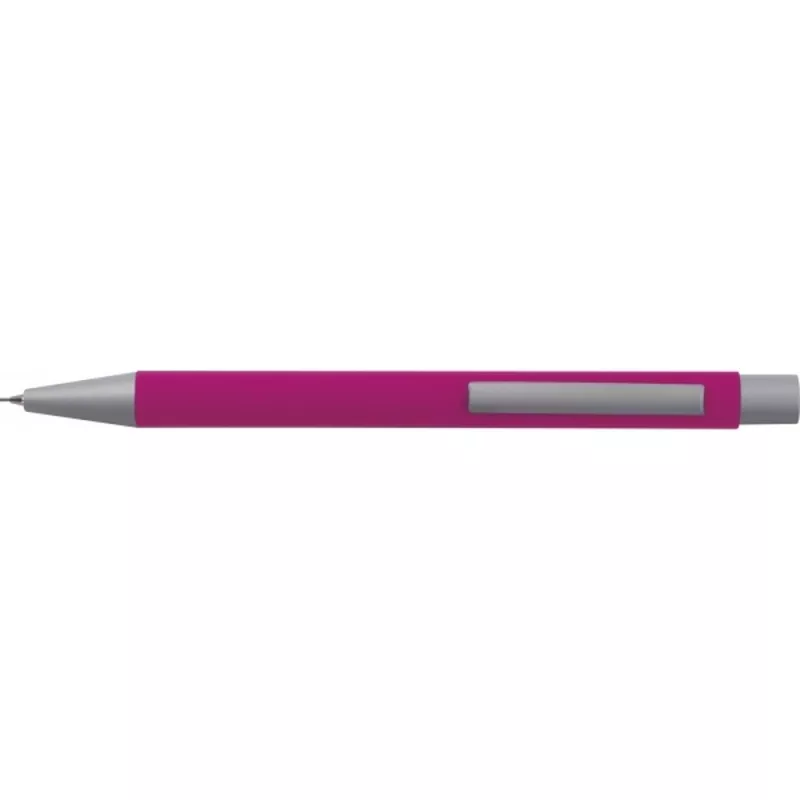 Ołówek automatyczny soft touch ANCONA - różowy (386911)