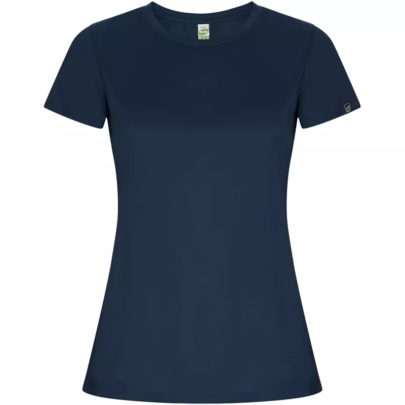 Damska koszulka sportowa poliestrowa 135 g/m² ROLY IMOLA WOMAN 0428 - Navy Blue (R0428-NAVYBLUE)