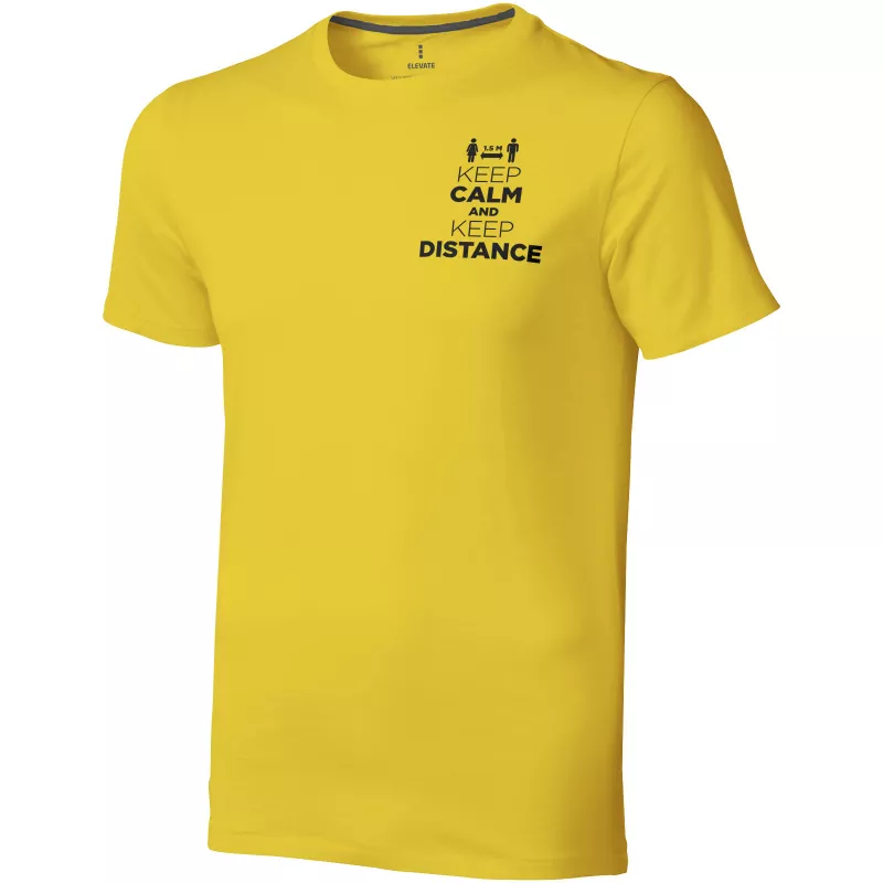 Męski T-shirt 160 g/m²  Elevate Life Nanaimo - Żółty (38011-YELLOW)