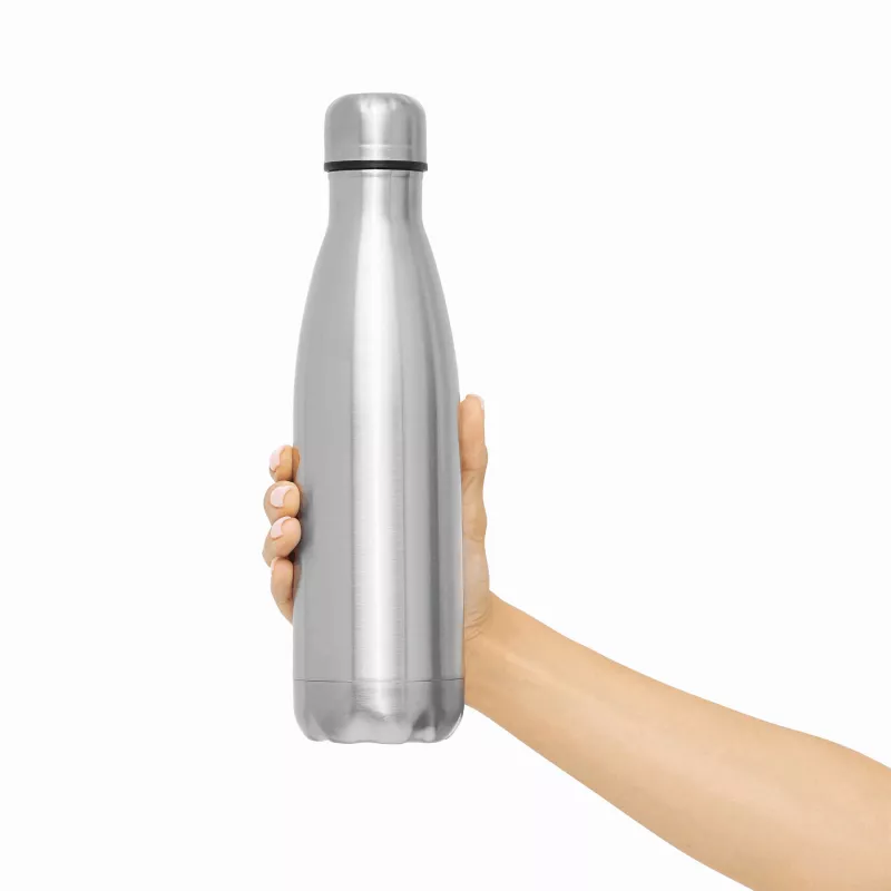 Butelka próżniowa o podwójnych ściankach - srebrny (56-0304430)