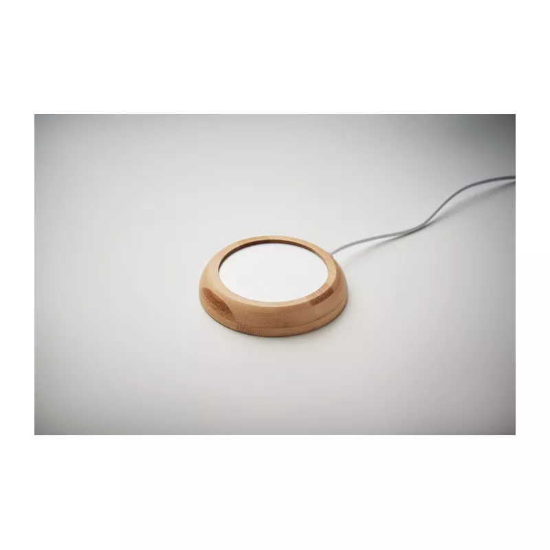 Podgrzewacz do kubka bambusowy USB MUGLET - Drewna (MO2592-40)