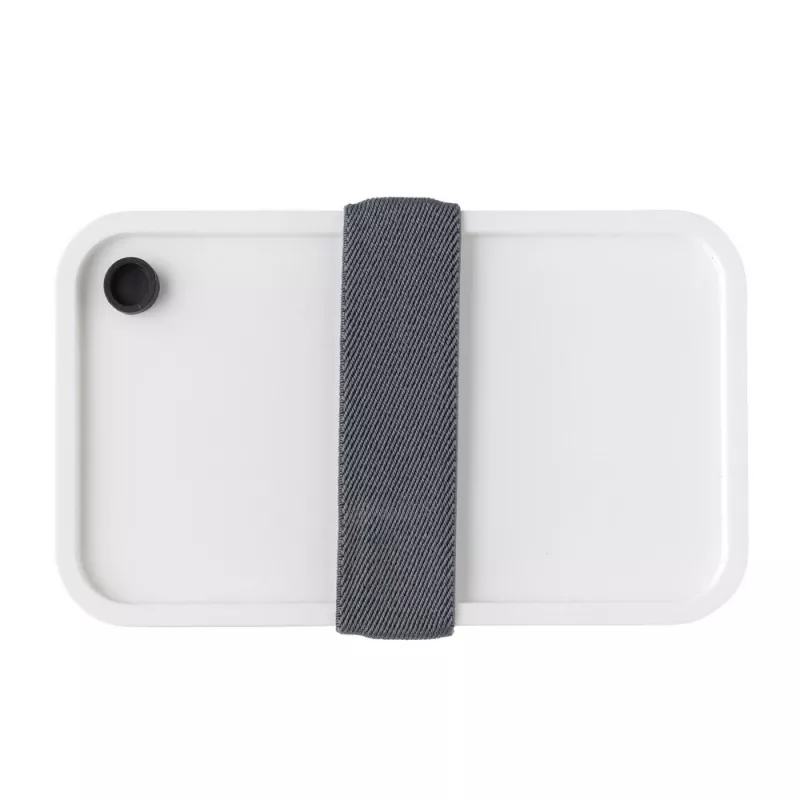 Pudełko śniadaniowe, łyżkowidelec - biały (P269.593)