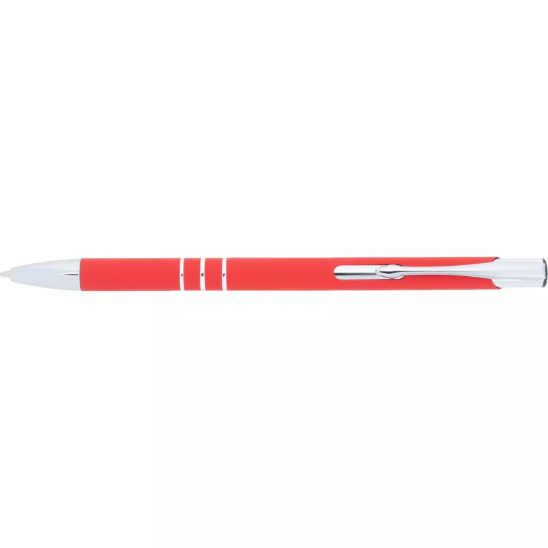 Długopis metalowy soft touch NEW JERSEY - czerwony (055505)