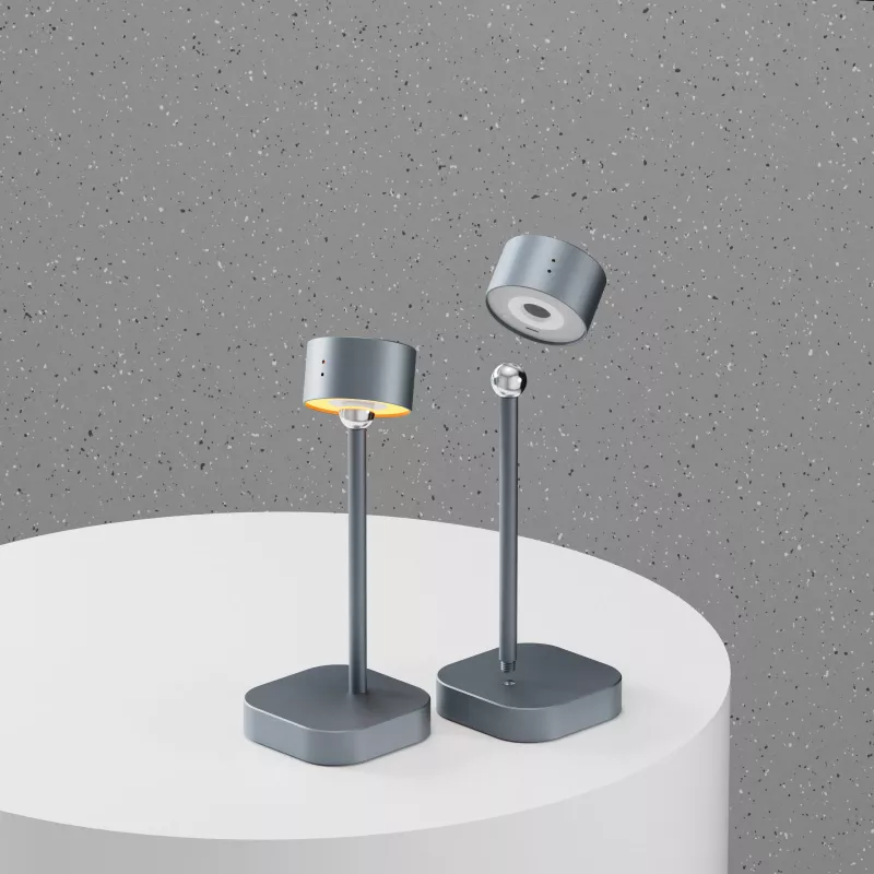 Inteligentna lampa stołowa Xoopar Mojiu ze sterowaniem głosowym - jasnoszary (LT41318-N0062)