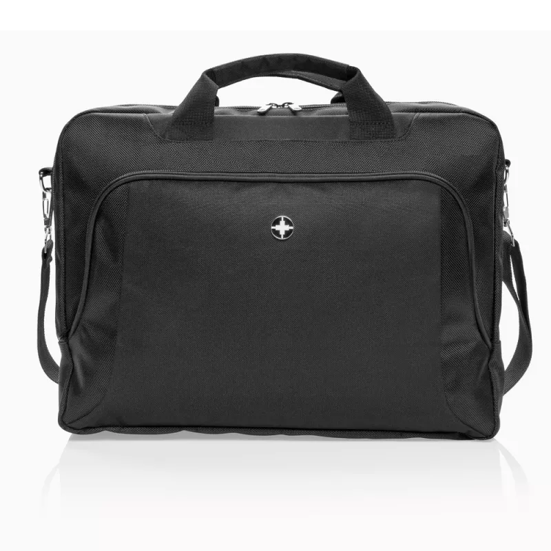 Torba na laptopa 15,6" Swiss Peak Deluxe - czarny (P762.090)