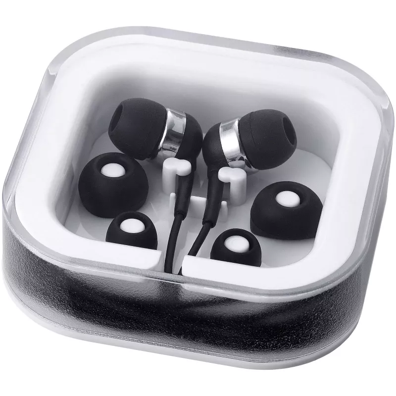 Lekkie słuchawki douszne Sargas - Czarny (10812800)