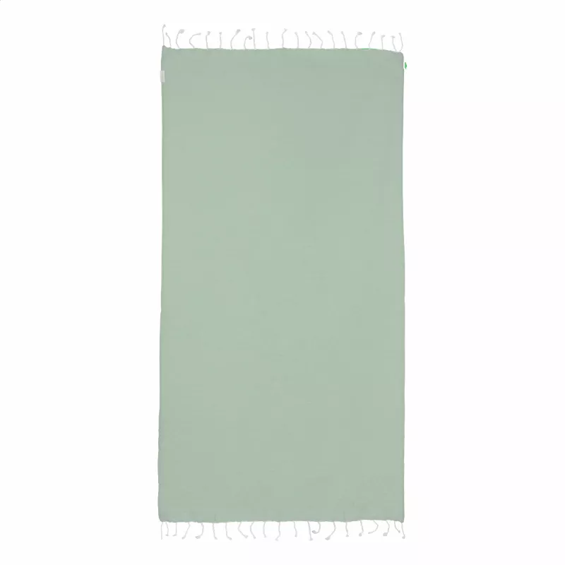 Aruba ręcznik plażowy z recyklingowanej bawełny - zielony (AP800606-07)