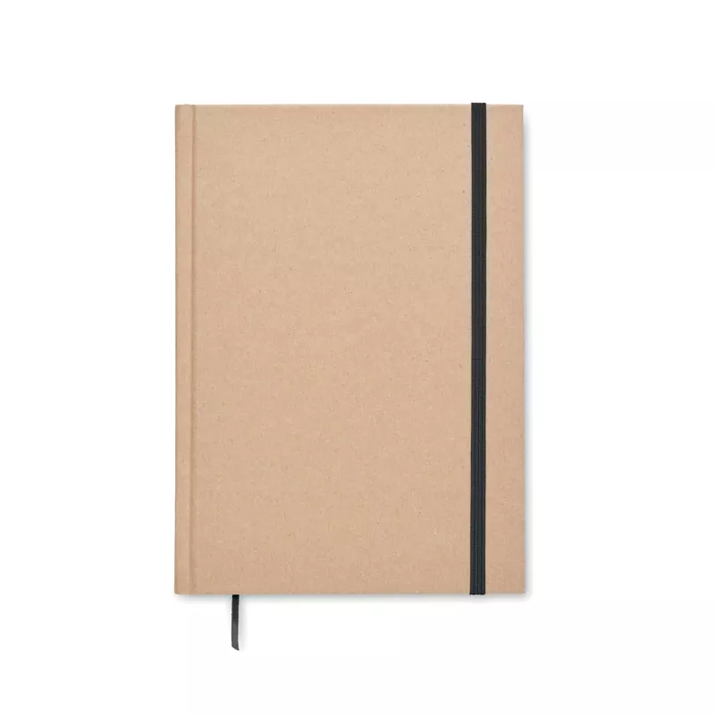 Notes A5 z recyklingu 100 kartek w linię MUSA - Czarny (MO6640-03)