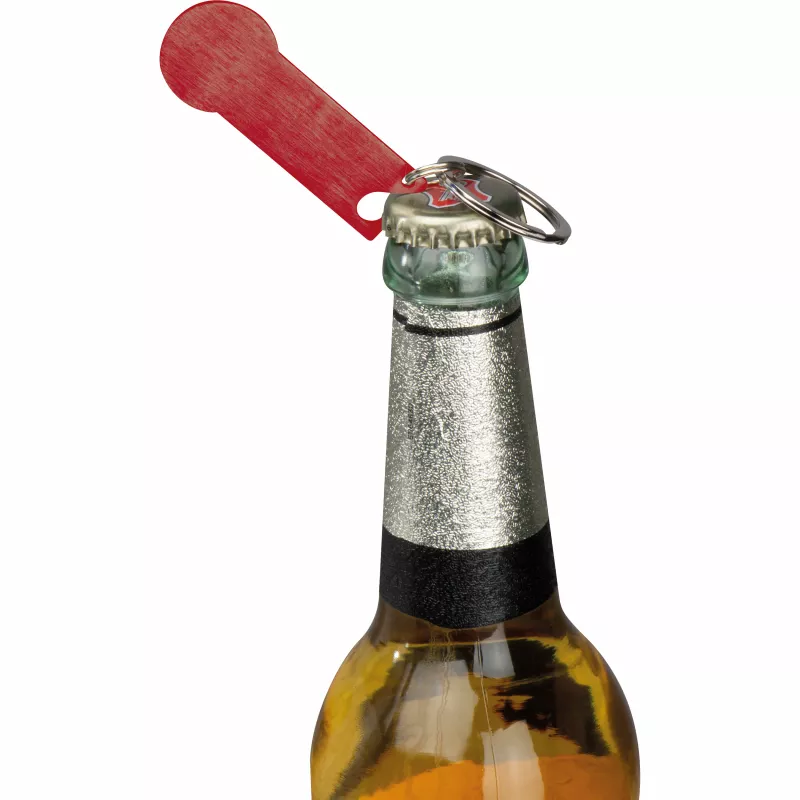 Brelok metalowy STICKIT - czerwony (158305)