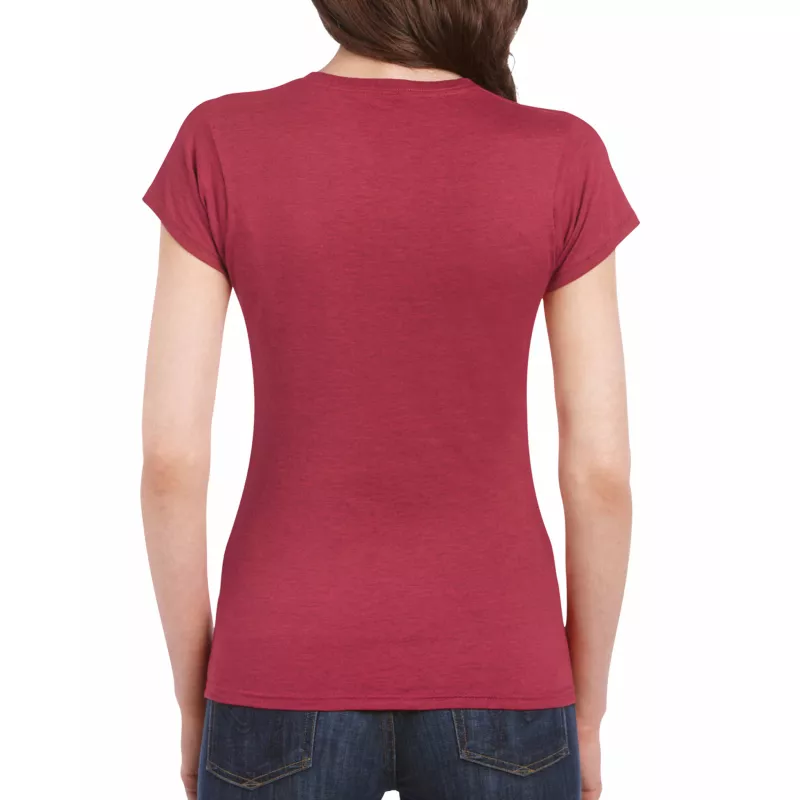 Koszulka bawełniana 150 g/m² Gildan SoftStyle™ - DAMSKA - Antique Cherry Red (64000L-ANTIQUE CHERRY RED)