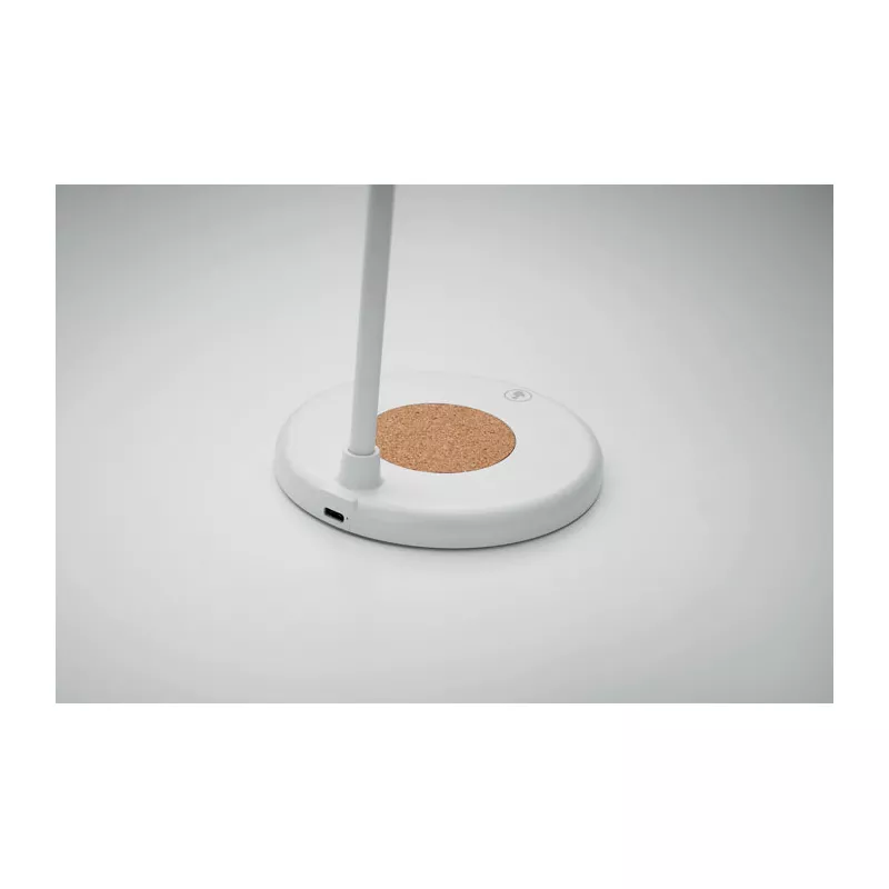 Lampka z ładowarką indukcyjną 15W i głośnikiem SPOT - Bialy (MO2124-06)
