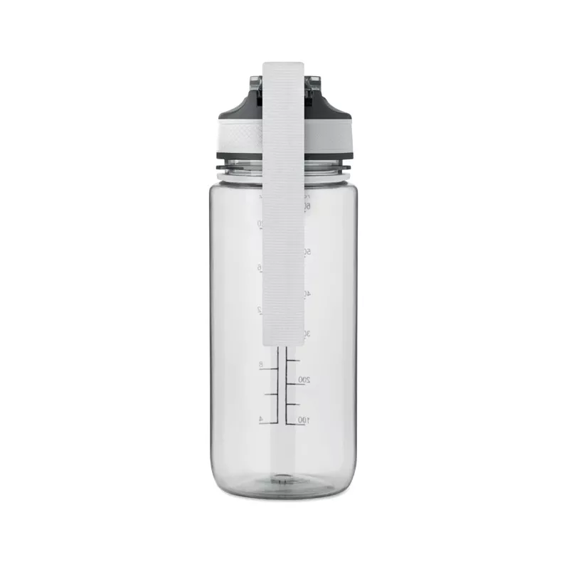 Butelka sportowa motywacyjna z RPET 700 ml ENKEL - Przezroczysty (MO2792-22)