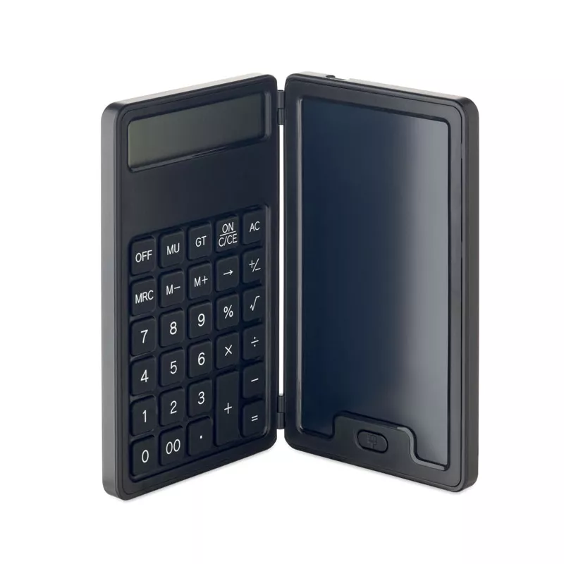 Kalkulator z tabletem do pisania LCD 5" CLERK - Czarny (MO2845-03)