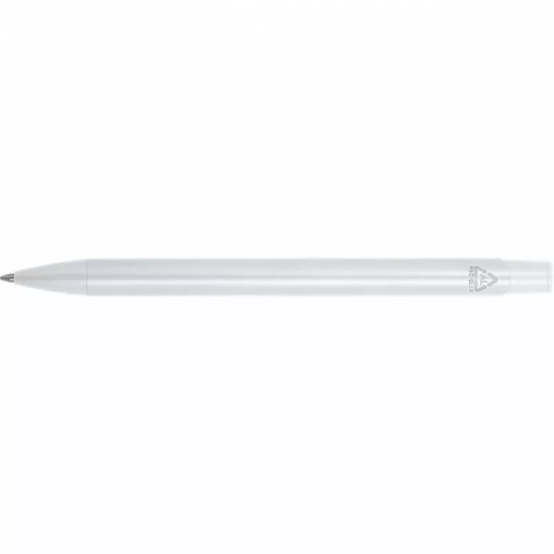 Długopis aluminiowy z recyklingu BILBAO - biały (528006)