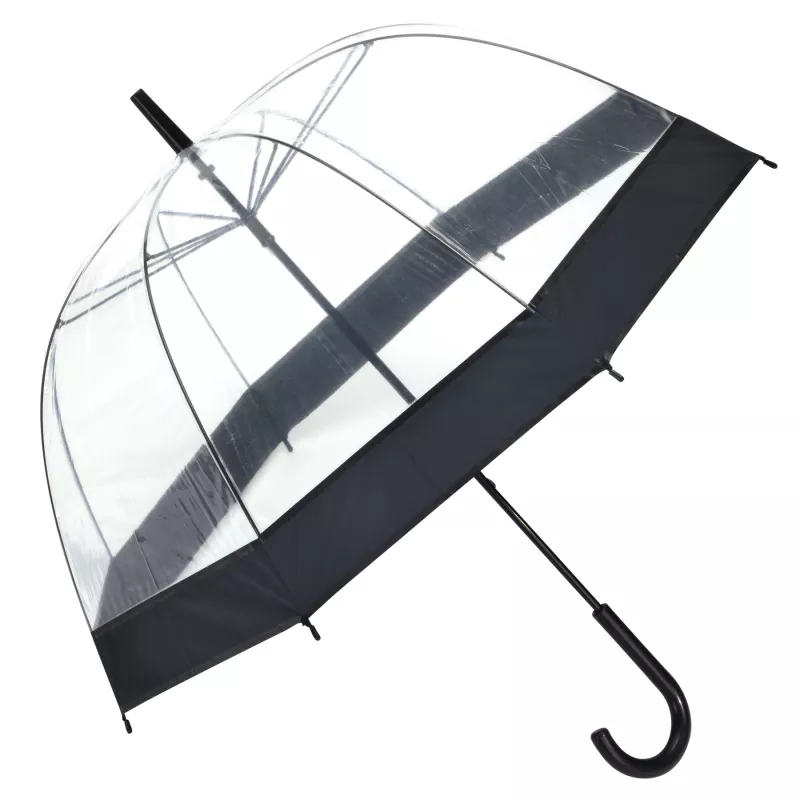 Reklamowy parasol przezroczysty HONEYMOON - czarny (56-0103391)