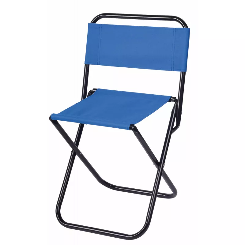 Składane krzesło kempingowe TAKEOUT - niebieski (56-0603521)