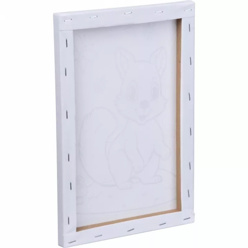 Kolorowanka na płótnie z farbami 5 kolorów FLEETWOOD - biały (534706)