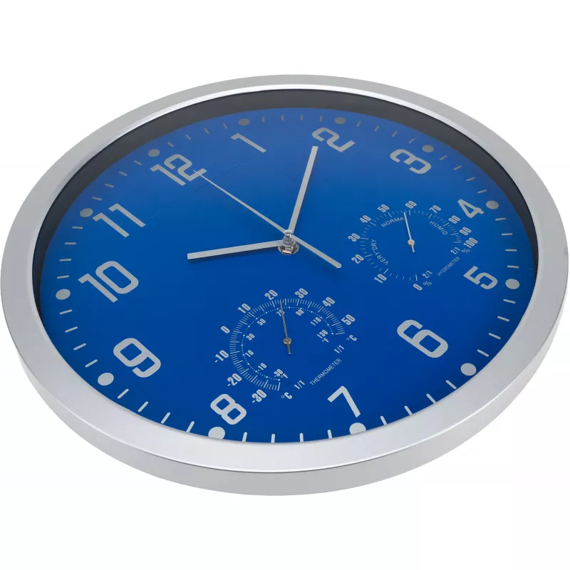 Zegar ścienny CrisMa MALCOLM - niebieski (4123804)