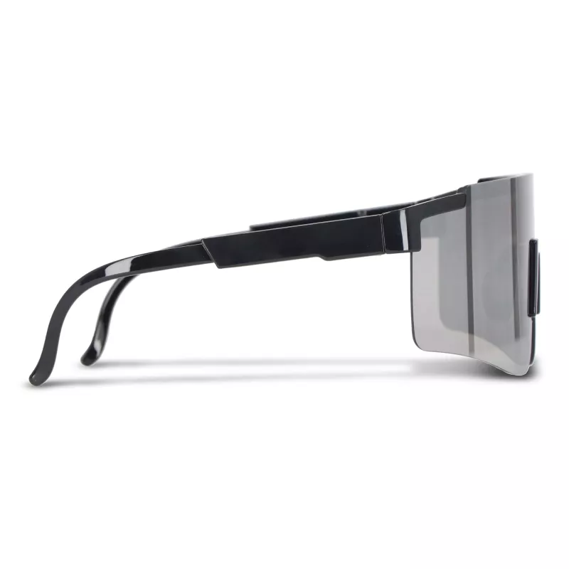 Sportowe okulary przeciwsłoneczne Tom R-PC z lustrzanymi soczewkami UV400 - czarny (LT86730-N0002)
