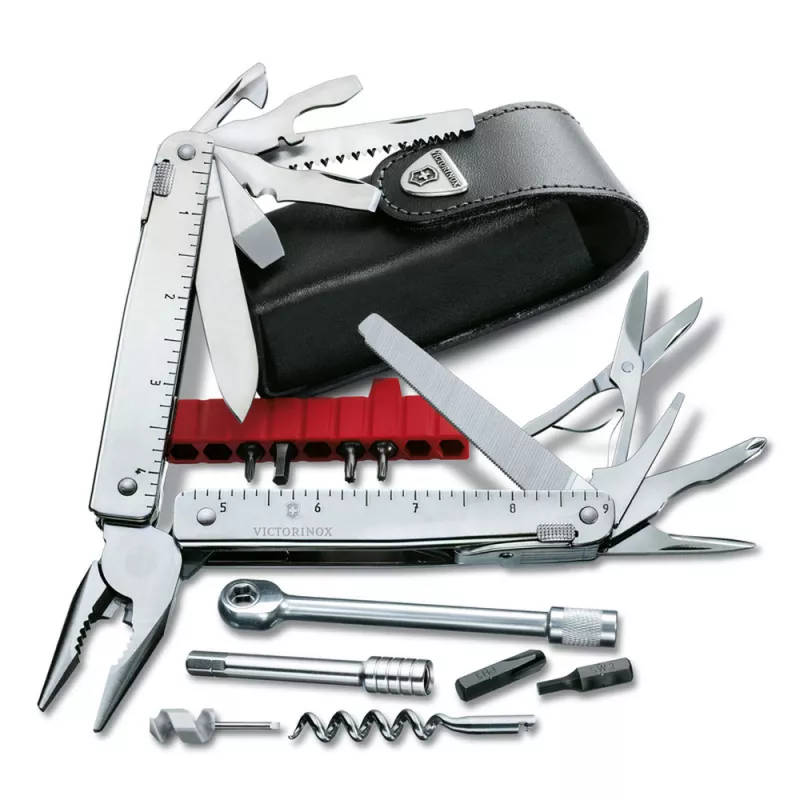 NARZĘDZIE SWISS TOOL X PLUS RATCHET - 39 narzędzi Victorinox - szary (30339L07)