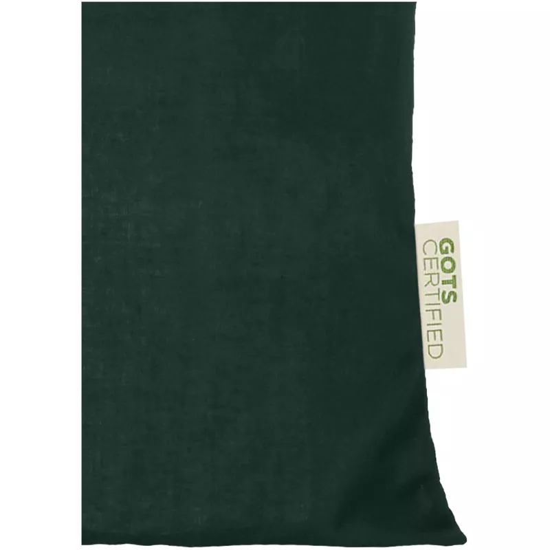 Orissa  torba na zakupy z bawełny organicznej z certyfikatem GOTS o gramaturze 100 g/m² - Ciemnozielony (12049164)