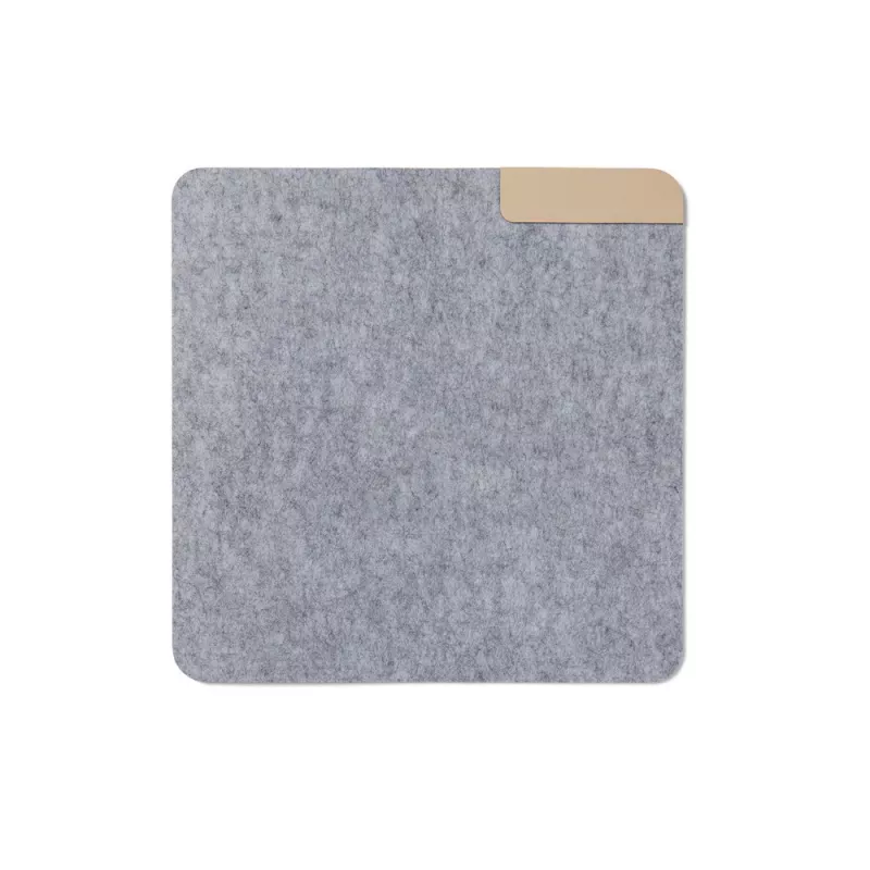 Podkładka pod mysz VINGA Albon 28 x 28 cm, filc z recyklingu - szary (VG528-19)