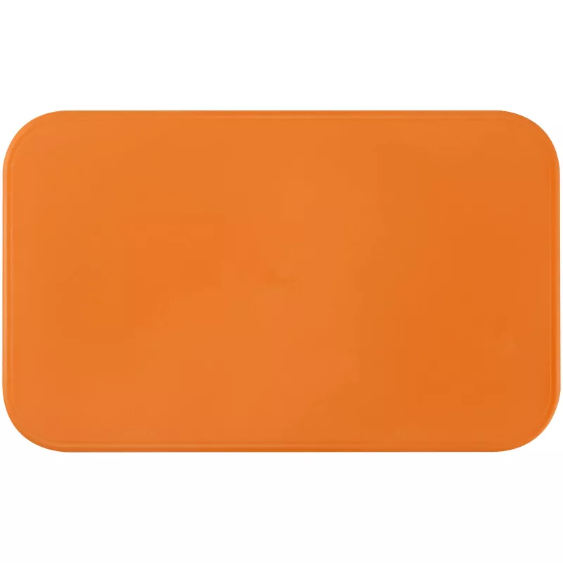 Dwupoziomowe pudełko na lunch 2 x 700 m MIYO - Biały-Pomarańczowy (21047006)