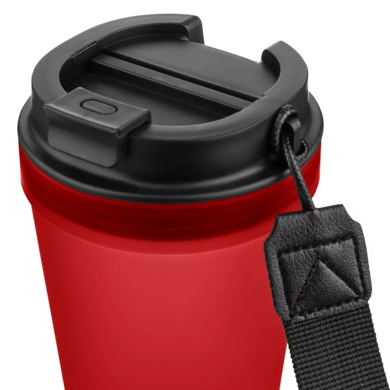 Kubek podróżny 350 ml - czerwony (VB287-05)