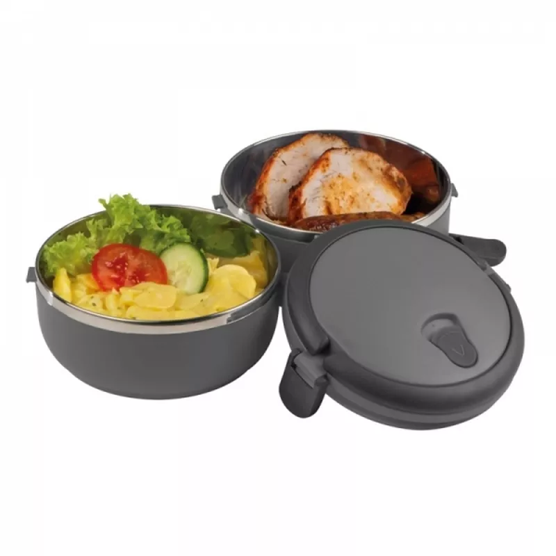 Lunch box HOME - ciemnoszary (093177)