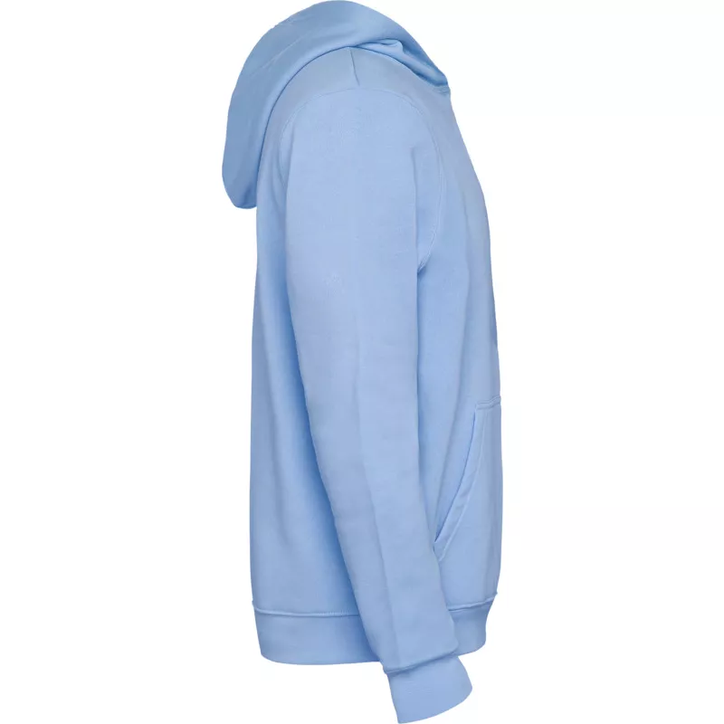 Dziecięca bluza z kapturem 280 g/m²  Roly Urban - Biały-Błękitny (K1067-SKY BLUE-WHITE)