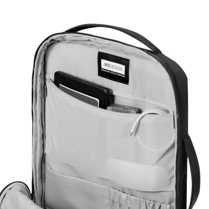 Bobby Air plecak chroniący przed kieszonkowcami - black, grey (P706.3201)